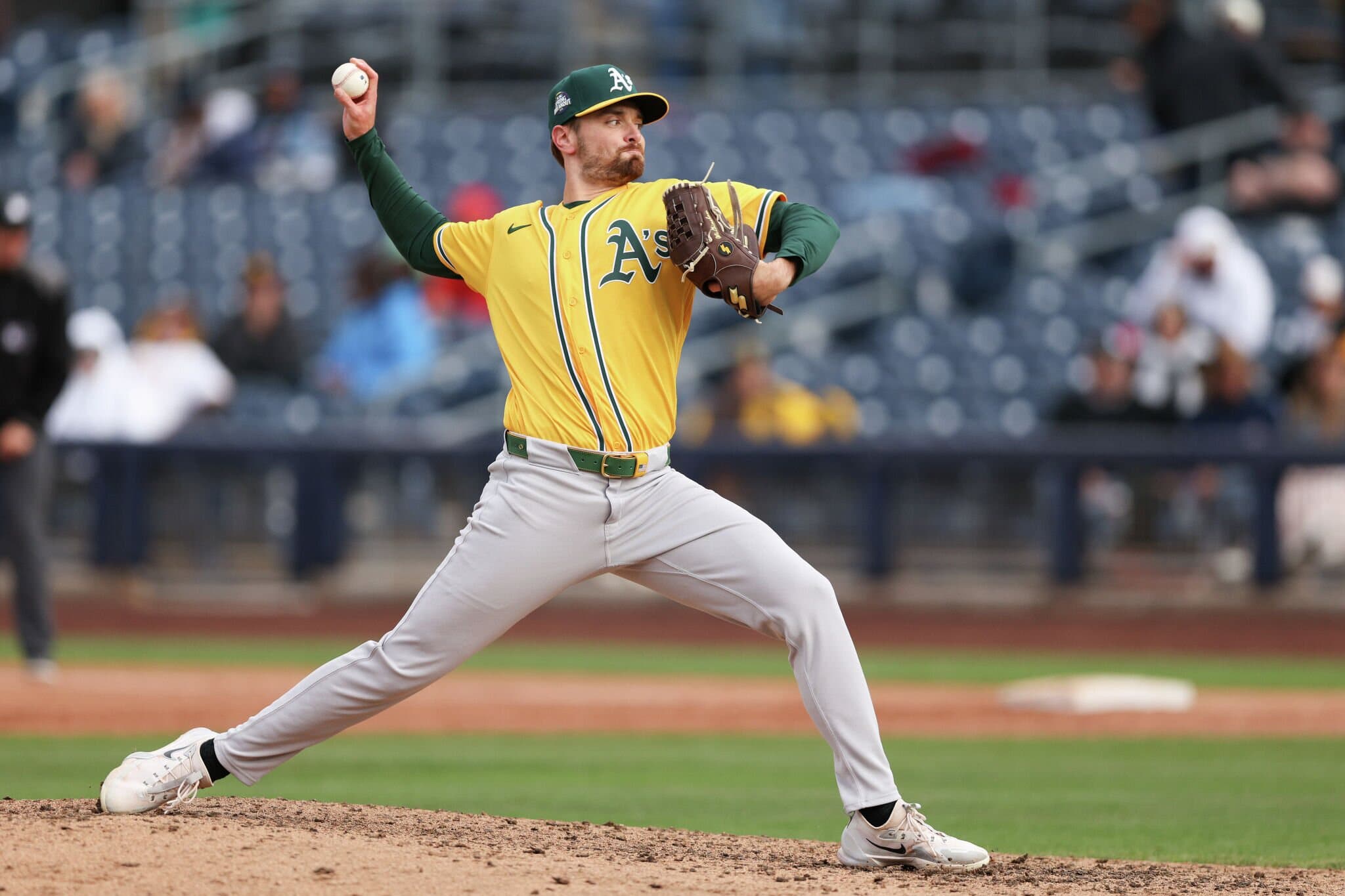 Jake Walkinshaw pitching