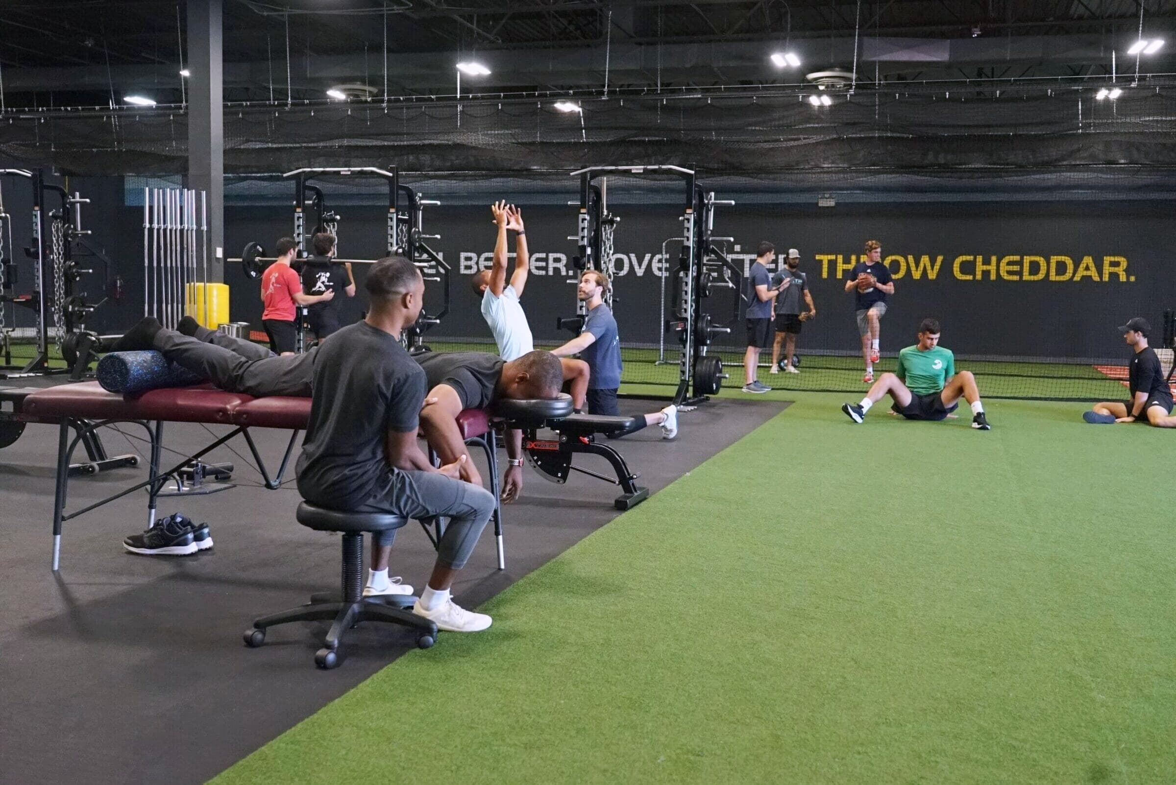 Rehab on the ATP training floor