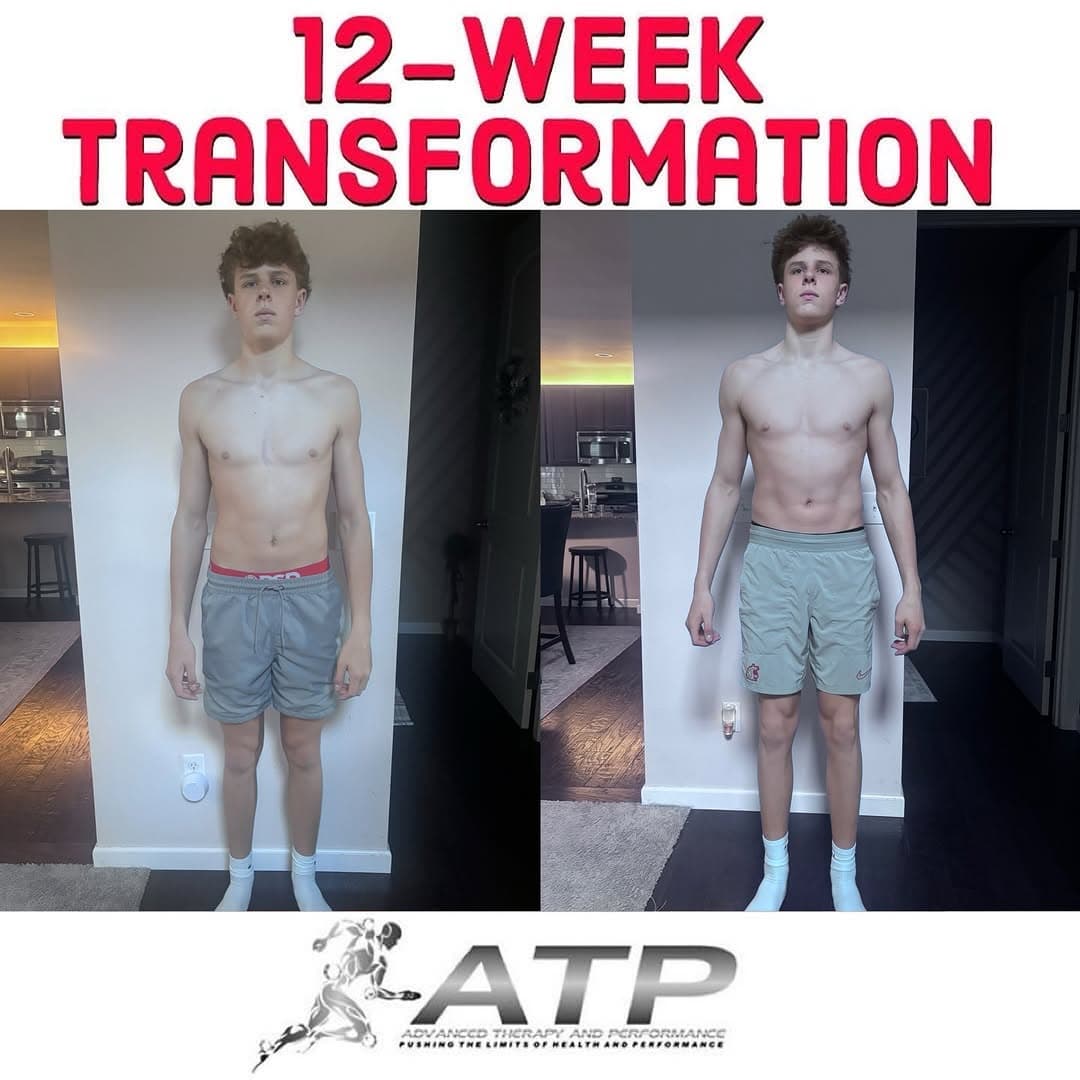 Bryce B., before and after, 2025