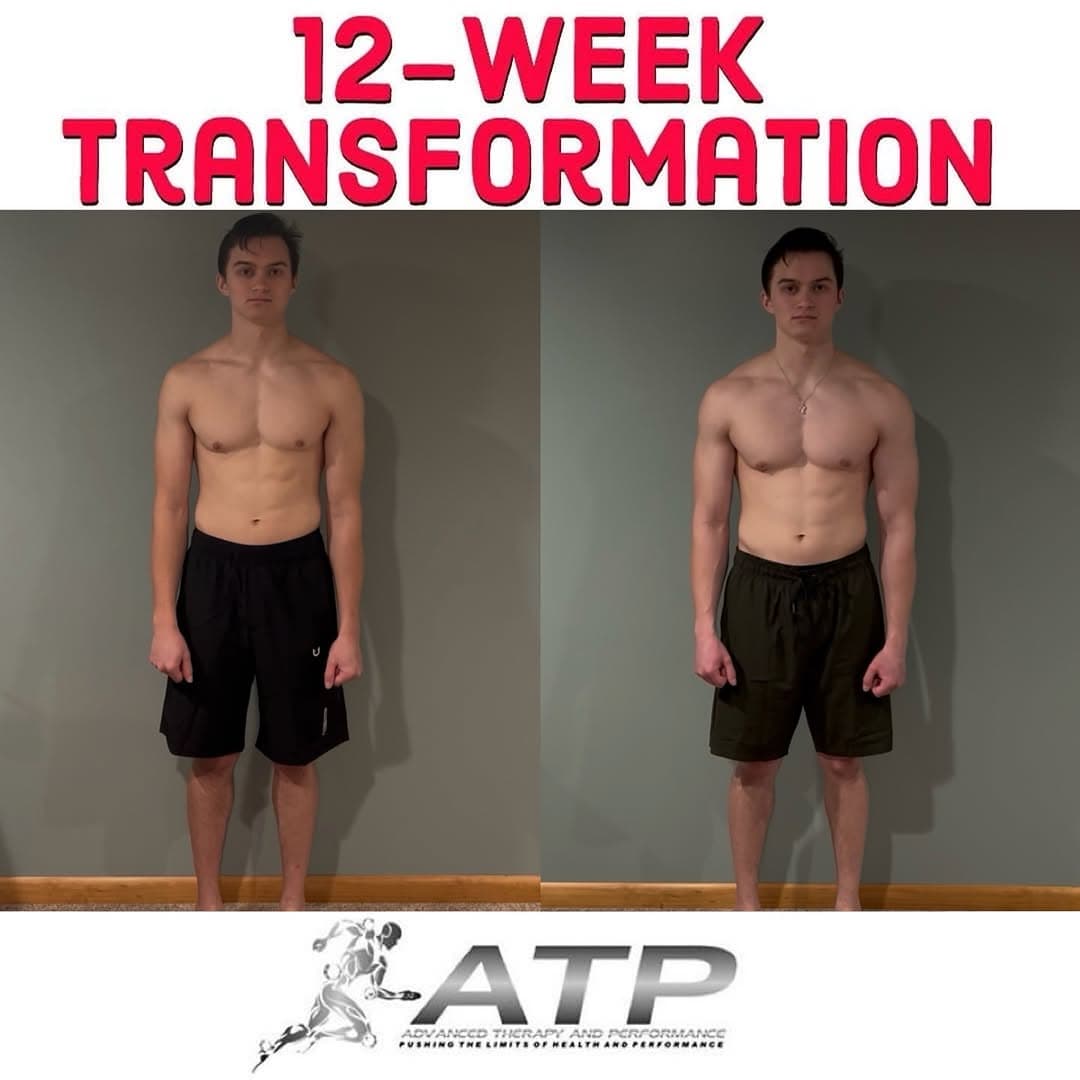 Matt W., before and after, 2025